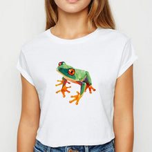 Load image into Gallery viewer, New T-shirt Female Animals Cock Tshirt Plus Size Spring Summer vestidos Women's shirt Cool Persionalized O-Neck T-shirts