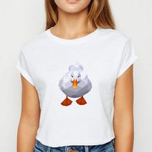 Load image into Gallery viewer, New T-shirt Female Animals Cock Tshirt Plus Size Spring Summer vestidos Women's shirt Cool Persionalized O-Neck T-shirts
