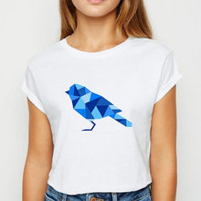 Load image into Gallery viewer, New T-shirt Female Animals Cock Tshirt Plus Size Spring Summer vestidos Women's shirt Cool Persionalized O-Neck T-shirts