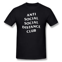 Load image into Gallery viewer, Anti Social Social Distance Club Social Distance Men's Basic Short Sleeve T-Shirt European Size
