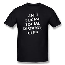 Load image into Gallery viewer, Anti Social Social Distance Club Social Distance Men's Basic Short Sleeve T-Shirt European Size
