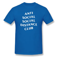 Load image into Gallery viewer, Anti Social Social Distance Club Social Distance Men's Basic Short Sleeve T-Shirt European Size
