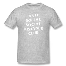 Load image into Gallery viewer, Anti Social Social Distance Club Social Distance Men's Basic Short Sleeve T-Shirt European Size
