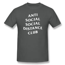 Load image into Gallery viewer, Anti Social Social Distance Club Social Distance Men's Basic Short Sleeve T-Shirt European Size
