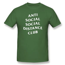 Load image into Gallery viewer, Anti Social Social Distance Club Social Distance Men's Basic Short Sleeve T-Shirt European Size
