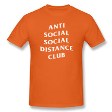 Load image into Gallery viewer, Anti Social Social Distance Club Social Distance Men's Basic Short Sleeve T-Shirt European Size
