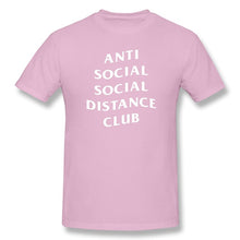 Load image into Gallery viewer, Anti Social Social Distance Club Social Distance Men's Basic Short Sleeve T-Shirt European Size
