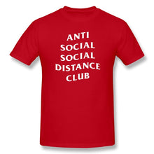 Load image into Gallery viewer, Anti Social Social Distance Club Social Distance Men's Basic Short Sleeve T-Shirt European Size

