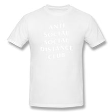 Load image into Gallery viewer, Anti Social Social Distance Club Social Distance Men's Basic Short Sleeve T-Shirt European Size
