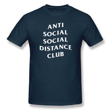 Load image into Gallery viewer, Anti Social Social Distance Club Social Distance Men's Basic Short Sleeve T-Shirt European Size
