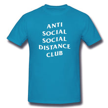 Load image into Gallery viewer, Anti Social Social Distance Club Social Distance Men's Basic Short Sleeve T-Shirt European Size
