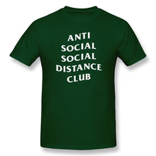 Load image into Gallery viewer, Anti Social Social Distance Club Social Distance Men's Basic Short Sleeve T-Shirt European Size
