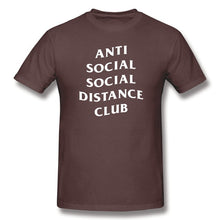 Load image into Gallery viewer, Anti Social Social Distance Club Social Distance Men's Basic Short Sleeve T-Shirt European Size
