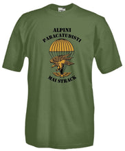 Load image into Gallery viewer, 2019 New High Quality Tee Shirt T-Shirt Alpini Parachutist Shirt Army Shirt Special Forces Summer Cotton T-shirt
