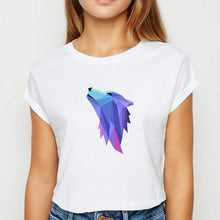 Load image into Gallery viewer, New T-shirt Female Animals Cock Tshirt Plus Size Spring Summer  vestidos  Women's shirt Cool Persionalized O-Neck T-shirts
