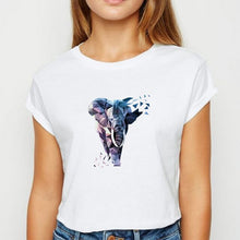 Load image into Gallery viewer, New T-shirt Female Animals Cock Tshirt Plus Size Spring Summer  vestidos  Women's shirt Cool Persionalized O-Neck T-shirts
